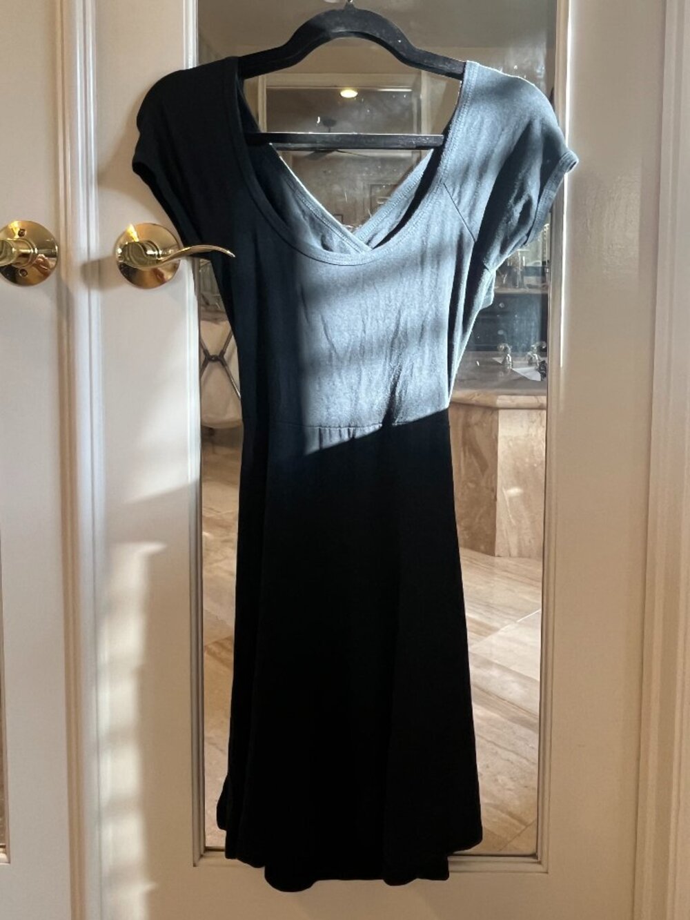 Brandy Melville Black Skater Dress